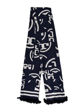 Tory Burch Logo Tassel Scarf